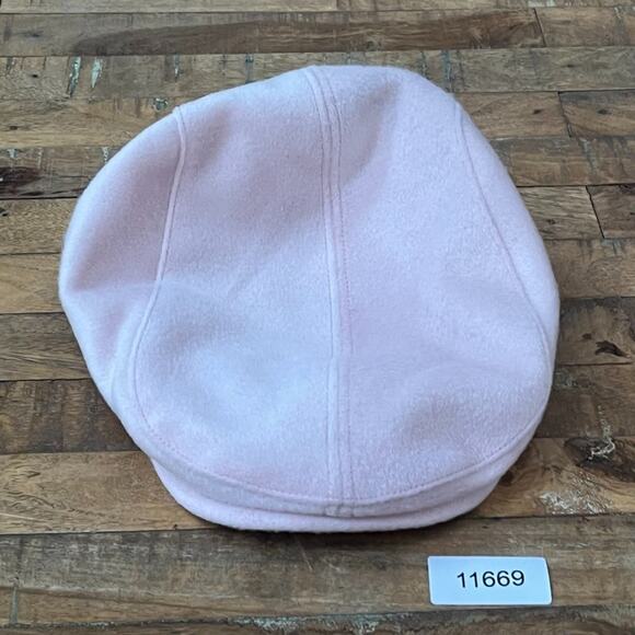 Keith James Australian Wool Pink Newsboy Gatsby Flat Cap Size XL main image 11